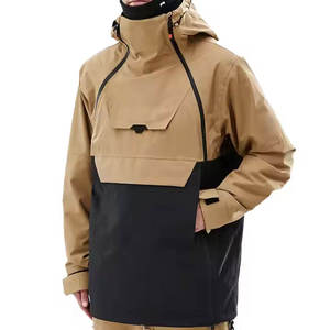 Chaqueta de Esquí Impermeable y Cortavientos para Hombre, con Capucha, Tipo Anorak, para Snowboard, Invierno, Deportes de Montaña, Abrigo Térmico - Product Image 1