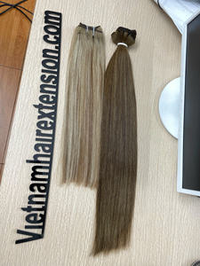 ผมต่อแบบสกินเวฟท์คุณภาพสูง ผมแท้แบบดับเบิ้ลดรอน ความยาว 8"-40" เวอร์จิ้น เรมี - Product Image 5