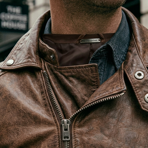 Veste en cuir décontractée pour homme, prix de gros de qualité supérieure, style tendance et de haute qualité. - Product Image 4