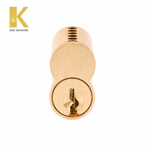 Cilindro de Puerta de Repuesto Rápido, Latón Satinado, 6 Pines, Ranura B, SFIC, para Seguridad de Puertas Comerciales - Product Image 5