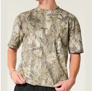 Venta al por mayor Camiseta Oversize de Caza con Hombros Caídos Estilo Hip Hop, Cortavientos, de Poliéster/Algodón con Camuflaje RealTree, Haus - Product Image 6