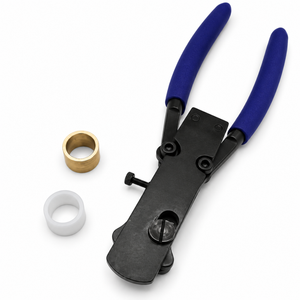 MANAN INSTRUMENTS Alicates de Acero Inoxidable para Doblar Anillos con Mangos Azules para Engastar Joyas, Forma Redonda - Product Image 2