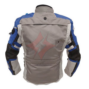 Veste d'aventure en textile Cordura imperméable avec protections homologuées CE, trois couches, toutes saisons, pour le tourisme, la conduite, les livraisons - Product Image 3