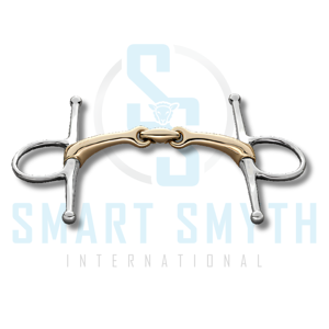 Mors de cheval professionnel en acier inoxydable avec rouleau en cuivre intégral pour l'équitation et l'entraînement - Product Image 1