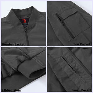 Chaqueta bomber de moda, pieza de streetwear esencial para cada armario, simple, moderna e increíblemente versátil - Product Image 5