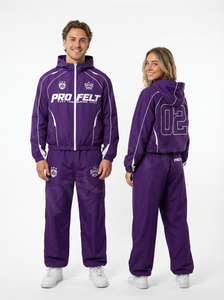 Conjunto Deportivo de Sudadera con Capucha y Pantalones Jogger, 100% Algodón, Transpirable, con Estampado Invernal, Personalizable, al por Mayor, OEM ODM - Product Image 3