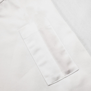 ชุดยูนิฟอร์มเชฟแบบ unisex แขนสั้นสำหรับฤดูร้อน เสื้อเชฟสำหรับผู้บริหารร้านอาหาร เสื้อผ้าสำหรับทำครัว ติดกระดุม ชุดยูนิฟอร์มเชฟ - Product Image 3