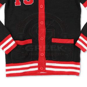 custom sorority delta <b>cardigan</b> DST women's <b>sweater</b> Embroidered Red DST acrylic Knit <b>Cardigan</b> <b>Sweater</b> College Varsity <b>cardigan</b> - Product Image 3
