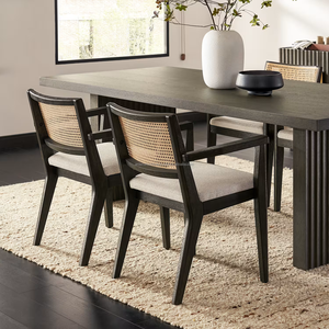 Modern Wooden Dining Room Set 5 Piece Midcentury Style Cross Back <b>Table</b> <b>Chairs</b> <b>Bench</b> Durable Home Furniture for Dining Area - Product Image 6