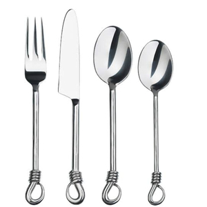 High Quality Cutlery <b>Flatware</b> <b>Set</b> with Stainless Steel Metal Polish Finished Luxury Designed Cutlery <b>Flatware</b> <b>Sets</b> - Product Image 1