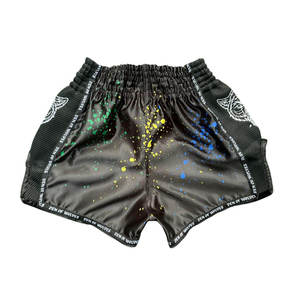 Pantalones Cortos de Boxeo Elegantes y Personalizados, Transpirables, Ligeros, Duraderos, de Secado Rápido y Resistentes a la Contracción, de Poliéster/Rayón, para Luchadores Profesionales - Product Image 5