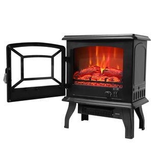 SF507 Caminetto Elettrico Indipendente da 17 Pollici 1400W con Fiamma Monocolore e Pulsante a Bilanciere per il Riscaldamento - Product Image 5