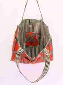 Sac fourre-tout matelassé en coton doux fait main, imprimé jungle orange, style bohème, motif animalier, grand format, pour la plage, l'été et l'usage quotidien, tendance - Product Image 3
