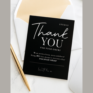 นามบัตรทองคำเปลวแบบกำหนดเองพร้อมคิวอาร์โค้ด พิมพ์สองด้าน การ์ดขอบคุณสุดหรูสำหรับการสร้างแบรนด์ธุรกิจขนาดเล็ก - Product Image 6