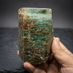 Cristales de Aguamarina Pulidos PREMIUM, Dos Gemas Naturales Azules, Piedras de Alta Vibración, Joyería Personalizada, Artesanía, Meditación - Product Image 1