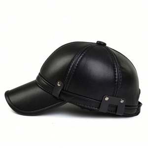 Gorra de Béisbol de Cuero para Hombre, Modelo 2024, Cálida para Invierno, Venta al Por Mayor - Product Image 5