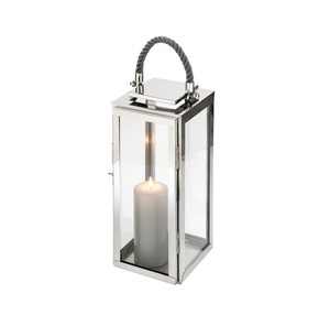 Lanterne à bougie décorative en fer avec une poignée robuste, idéale pour accrocher ou poser sur table, pour la décoration intérieure et extérieure - Product Image 4