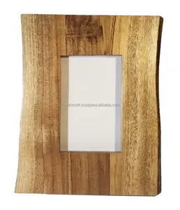 Marco de fotos de madera natural de lujo moderno, marco de fotos especial decorativo de calidad para colgar en la pared y decoraciones de mesa - Product Image 4