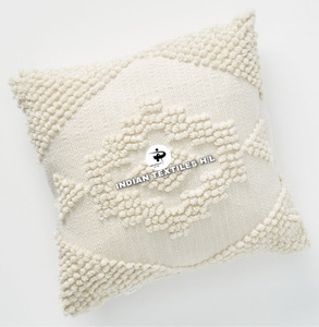 Handwoven Boho Outdoor <b>Pillow</b> Cover Hot Selling Unique Handwoven Decorative <b>Throw</b> <b>Pillow</b> with Vintage Pattern ITHL - Product Image 4