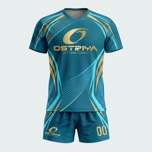 Nuevo Uniforme de Voleibol para Hombre, 100% Poliéster, Transpirable, de Secado Rápido, Manga Corta, Corte Regular, para Toda Temporada - Product Image 4