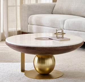 Table d'appoint carrée en marbre noir avec pieds épais en bois foncé, élément d'appoint moderne et élégant, disponible à prix de gros. - Product Image 6