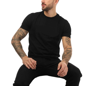เสื้อยืดผู้ชายพรีเมี่ยมป้ายผลิตเองบริการ OEM ผ้าฝ้าย - Product Image 1