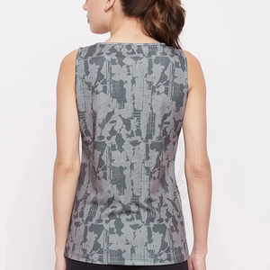 Camiseta sin mangas premium para mujer, informal, transpirable, ecológica, de secado rápido, personalizada, sublimada, acanalada, precio al por mayor, hecha en Pakistán - Product Image 2