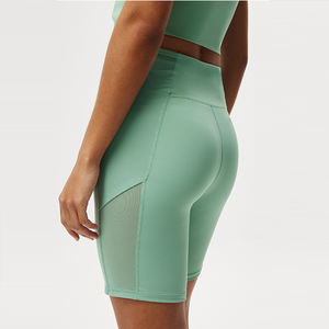 Shorts de sport et de course personnalisés pour femmes, taille haute, extensibles, coupe régulière, 100% coton, séchage rapide, respirants - Product Image 4