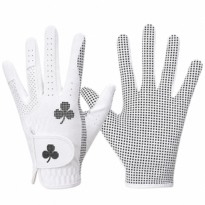 Gants de golf en cuir Cabretta de qualité supérieure, respirants, avec fermeture auto-agrippante, logo personnalisé, gants de sport pour le golf - Product Image 5