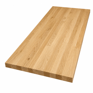 Solid Wood Countertop Rectangular Eased Edge Rustic Kitchen Butcher Block Top Wooden Slab Surface Solid Wood Countertop - Product Image 1