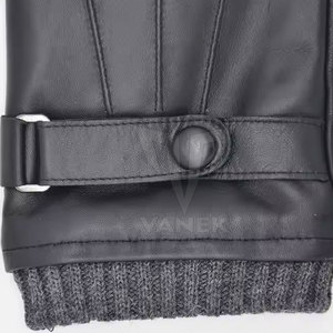 Stylish Leather <b>Gloves</b> for Men Elegant Design Soft Warm Breathable Eco-Friendly Grip Friendly <b>Driving</b> <b>Gloves</b> for Winter Travel - Product Image 5