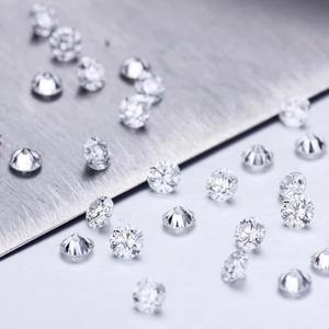 Diamants de taille melee cultivés en laboratoire CVD HPHT, taille 0,9-3,0 mm, certifiés IGI, taille brillante, pierres brutes pour la fabrication de bijoux, fabricant indien - Product Image 1