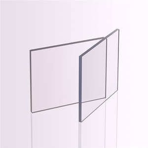 Panneau en polycarbonate solide durable, stabilisé aux UV, isolation thermique, résistant aux intempéries, haute transmission lumineuse pour auvent et passerelle - Product Image 1