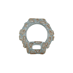 Bisel de reloj de plata 925 con diamantes naturales y de moissanita, otros relojes - Product Image 1
