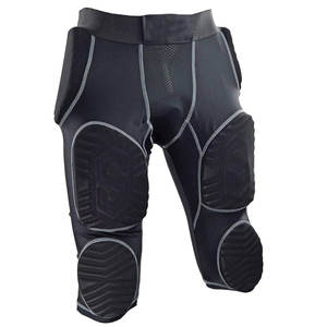 Pantalón de fútbol americano premium para hombre con protección integrada y almohadillas incorporadas, uniforme de juego completo de sarga para fútbol americano - Product Image 1
