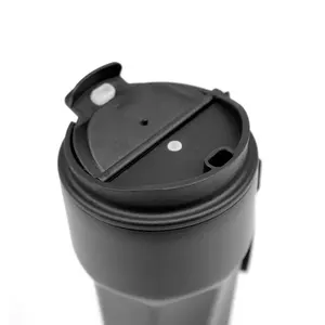 Gobelet isotherme à double paroi en acier inoxydable de 480 ml avec poignée et couvercle, maintien thermique de 12 à 24 heures, design minimaliste, idéal pour les voyages - Product Image 4