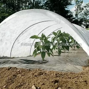 ผ้าใยสังเคราะห์ออร์แกนิกสีขาวเป็นมิตรต่อสิ่งแวดล้อมระบายอากาศได้น้ำหนักเบาลายจุดสำหรับครอบพืชผลการเกษตร - Product Image 2