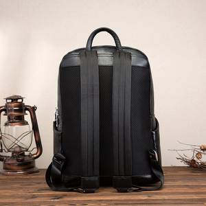 Travel Top Rated Genuine Leather Vintage Laptop <b>Backpack</b> <b>Waterproof</b> Anti-Theft Duty Travel Rucksack LBP-0351 - Product Image 4