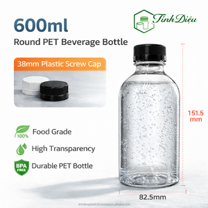 ขวดพลาสติก PETG ขนาด 600 มล. รุ่น TU400-25.5 คอขวด 38 มม. สำหรับบรรจุน้ำผลไม้ สมูทตี้ เครื่องดื่มอัดลม พร้อมพิมพ์ UV จัดส่งทั่วโลก - Product Image 6