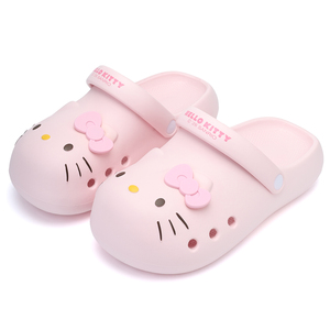Cute Cartoon Cat <strong>Women</strong> Girls <strong>Clogs</strong> Slip on Breathable Soft Sole EVA Garden <strong>Shoes</strong> Lightweight Two-way Wear Outdoor Beach Sandals - Product Image 1