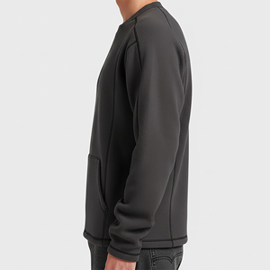 เสื้อฮู้ดดี้คอกลมแบบหนา มีกระเป๋าหน้าทรงจิงโจ้ ปักลายสวยงาม สำหรับฤดูหนาว ผ้าฝ้ายฟลีซ 100% แฟชั่นสุดฮิต ขายดี - Product Image 5