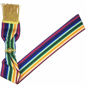 Prix de gros, Meilleures ventes : Écharpes maçonniques de la Grande Ordonnance du Moniteur, Écharpes de régalia maçonniques avec broderie personnalisée - Product Image 3