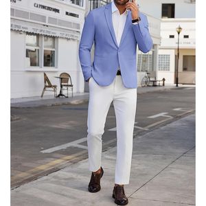 Blazer premium asequible para hombre, diseño elegante y ajustado, perfecto para uso formal y tiendas de moda. - Product Image 2