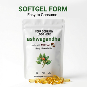Cápsulas Blandas de Extracto de Ashwagandha de Marca Privada con Aceite MCT, Alta Absorción, Suplemento para el Estrés - Product Image 2