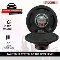 Paire de subwoofers 5 cœurs de 6 pouces 300W pour voiture, 4 ohms, basses profondes, haut-parleur de remplacement