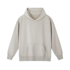 Customized Cotton Fleece Hoodie Casual Wear Streetwear Pullover Hooded Sweatshirt DTG DTF Printing Custom Logo - Product Image 5