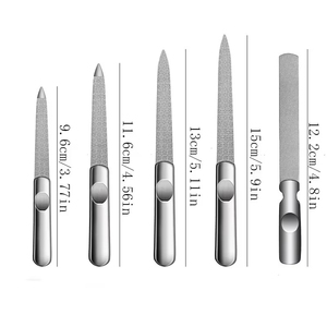 1pcs <b>Nail</b> <b>File</b> Stainless Steel Professional Exfoliating Double Sides Sandpaper For Custom Logo Top High Quality <b>Nail</b> <b>File</b> - Product Image 5