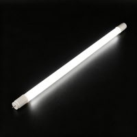 Tube LED Nano Super Fin T8 4FT 10W 1200mm 6000K avec Couverture PC Incassable Remplacement Direct pour Tube Fluorescent