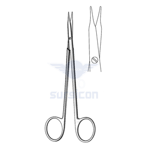 Tijeras Quirúrgicas Reutilizables Reynolds de Acero Inoxidable, Rectas y con Punta Cerrada, de 14 cm (5½ Pulgadas), para Cirugía General y Plástica - Product Image 1