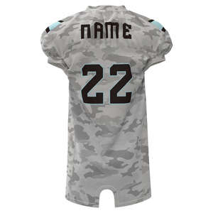 Tenues d'équipe de football américain personnalisées, respirantes, à manches courtes, 100% polyester, séchage rapide - Product Image 5